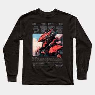 MOBILE SUIT MODEL UZUMAKI | ANIME MECH DESIGN | ALTERNATIVE Long Sleeve T-Shirt